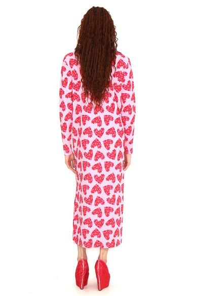 Agatha Ruiz De La Prada VESTIDO CANALE CORAZON PETALOS