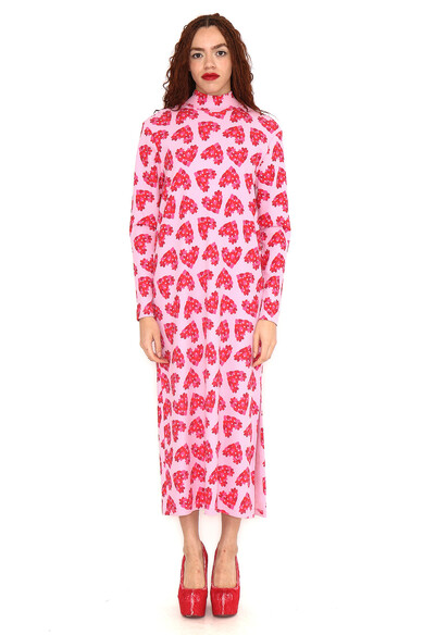 Agatha Ruiz De La Prada VESTIDO CANALE CORAZON PETALOS
