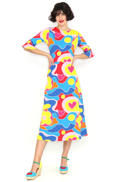 Agatha Ruiz De La Prada VESTIDO ESTAMPADO MULTICOLOR