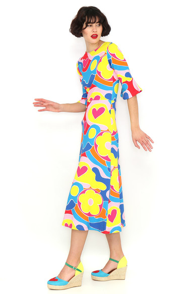 Agatha Ruiz De La Prada VESTIDO ESTAMPADO MULTICOLOR
