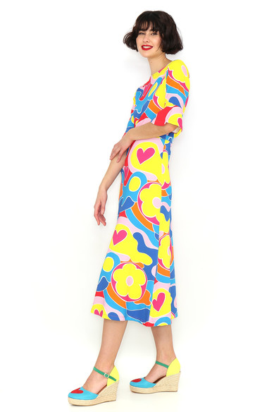 Agatha Ruiz De La Prada VESTIDO ESTAMPADO MULTICOLOR