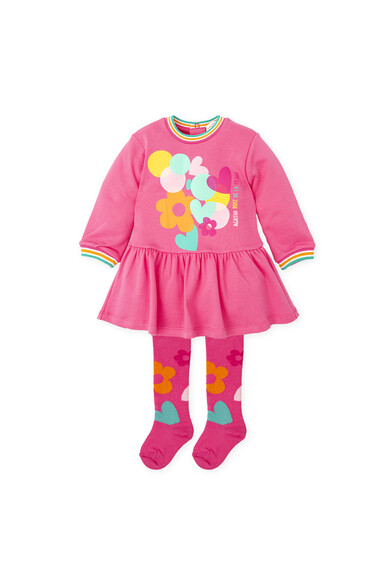 Agatha ruiz de la prada VESTIDO FUCSIA ICONOS COLORES