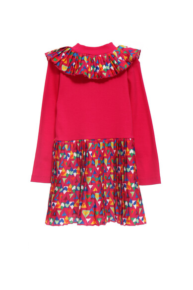 Agatha Ruiz De La Prada VESTIDO FUCSIA PLISADO ZIGZAG