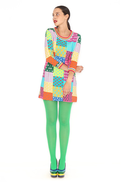 Agatha Ruiz De La Prada VESTIDO MUTICOLOR PATCHWORK