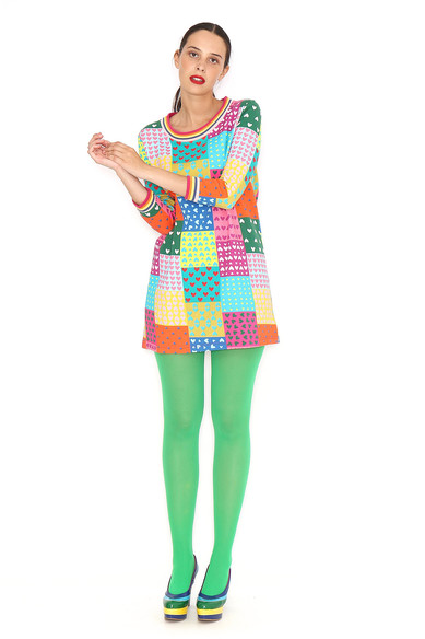 Agatha Ruiz De La Prada VESTIDO MUTICOLOR PATCHWORK