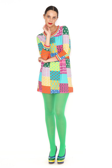 Agatha Ruiz De La Prada VESTIDO MUTICOLOR PATCHWORK