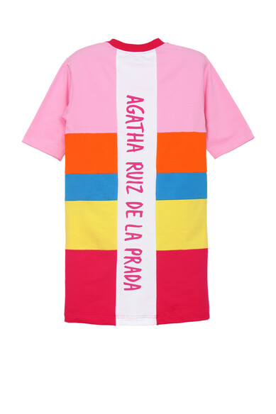 Agatha Ruiz De La Prada VESTIDO RAYAS COLORES HORIZONTALES