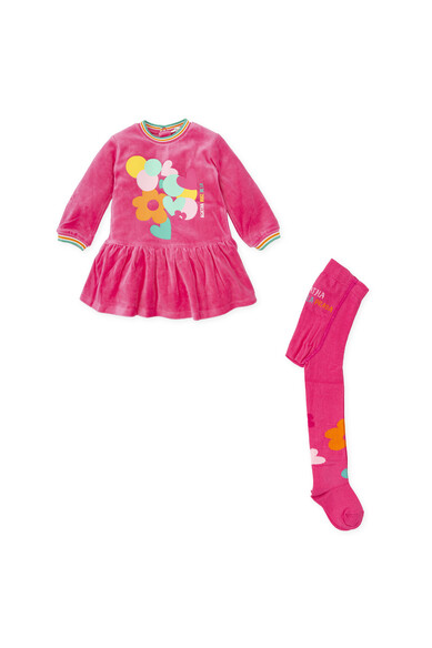 Agatha Ruiz De La Prada VESTIDO TUNDOSADO FUCSIA ICONOS COLORES