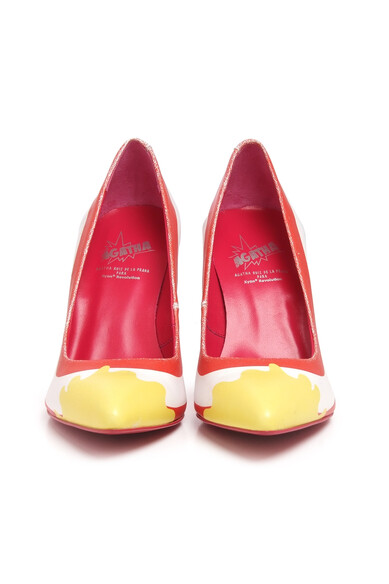 Agatha ruiz de la prada ZAPATOS RAYAS AMARILLO/ROJO