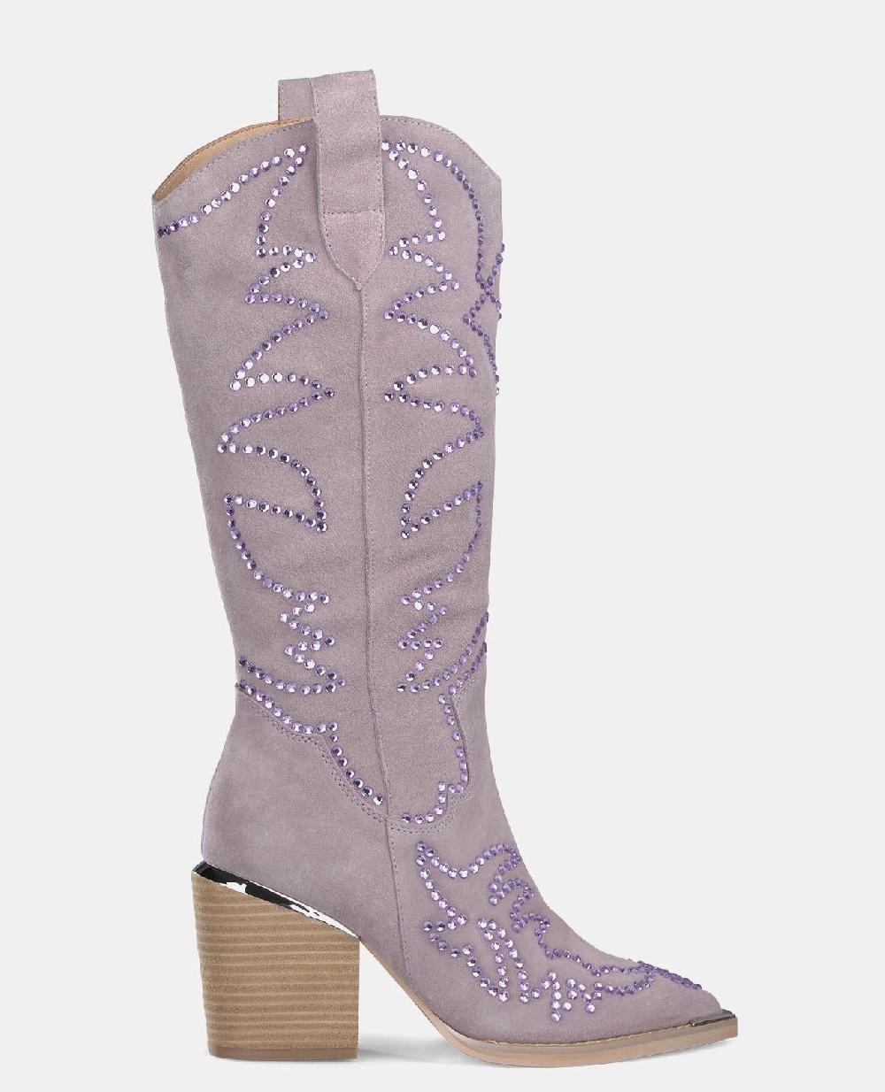 Alma En Pena BOTA BRILLOS CON TACÓN