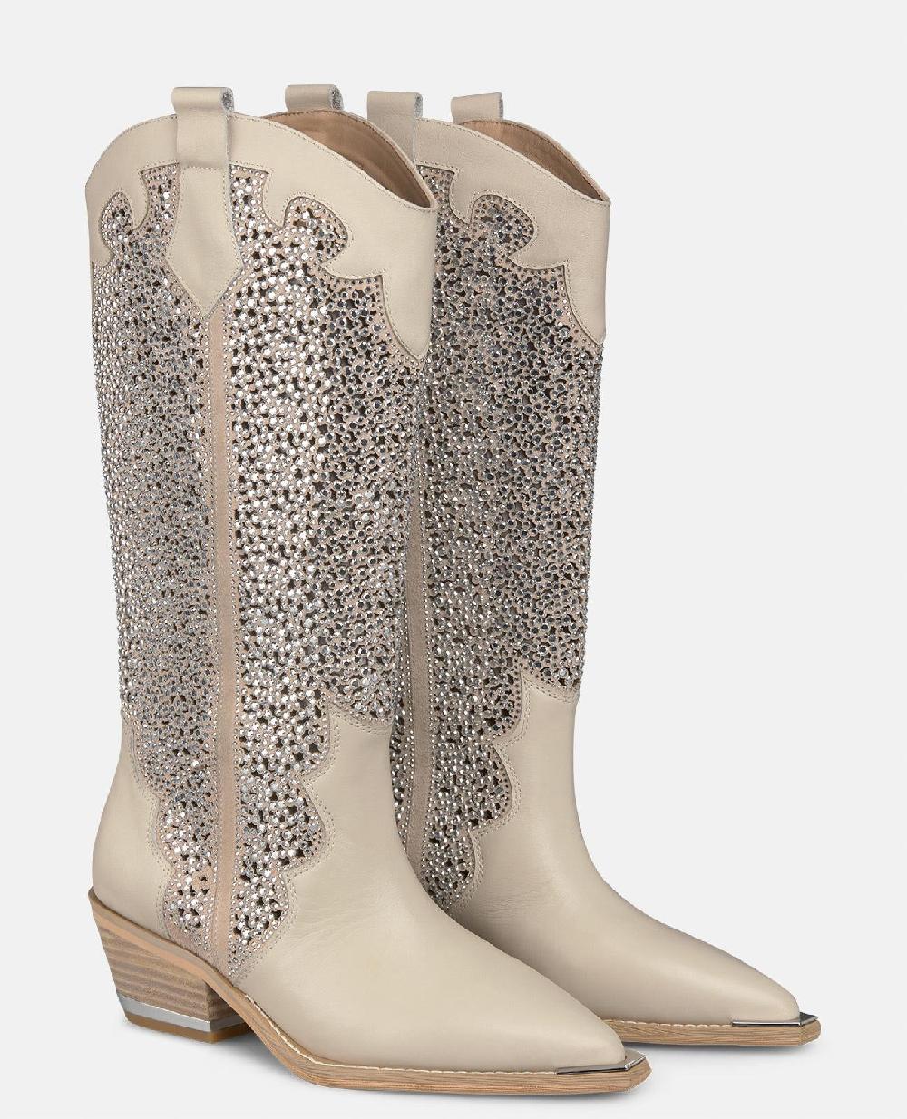 Alma En Pena BOTA CALADO CON PEDRERÍA