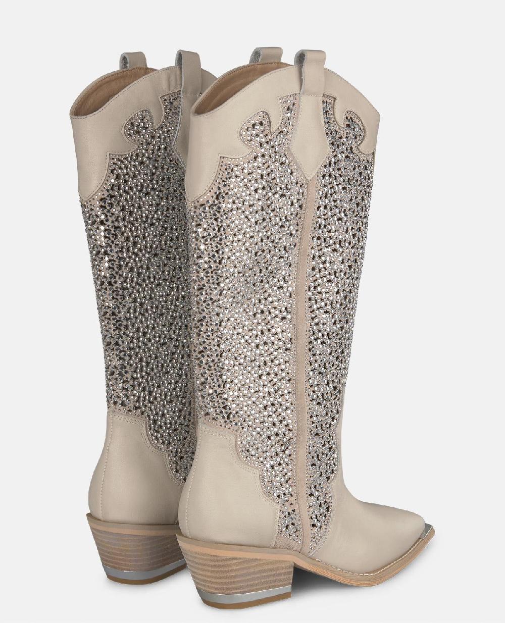 Alma En Pena BOTA CALADO CON PEDRERÍA