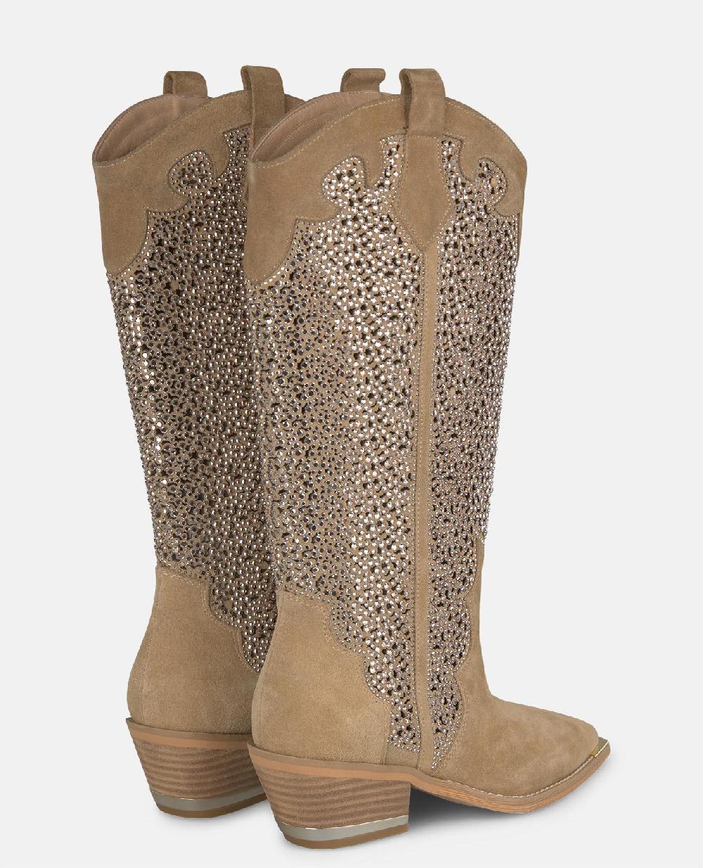 Alma En Pena BOTA CALADO CON PEDRERÍA