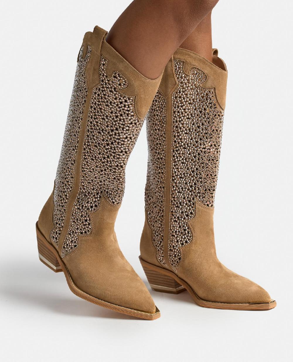 Alma En Pena BOTA CALADO CON PEDRERÍA