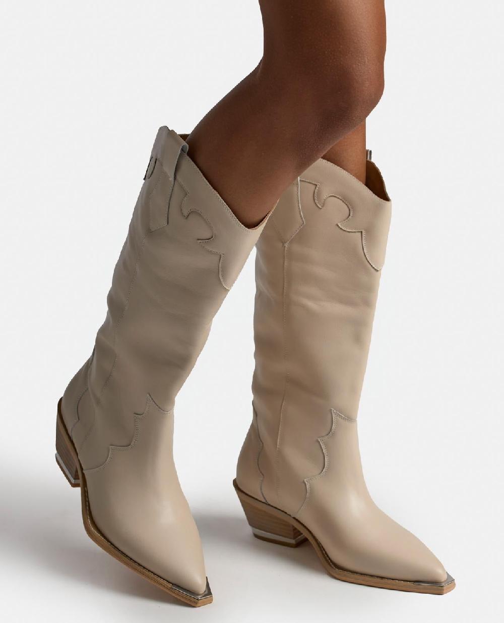 Alma En Pena BOTA PLANA PIEL