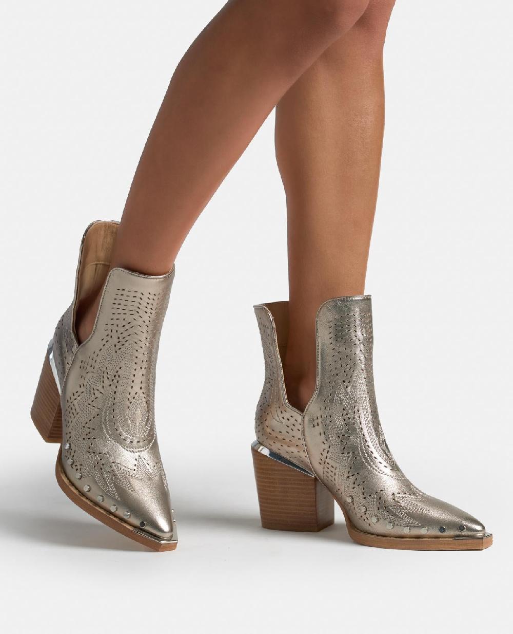 Alma En Pena BOTÍN TACÓN CON ABERTURA