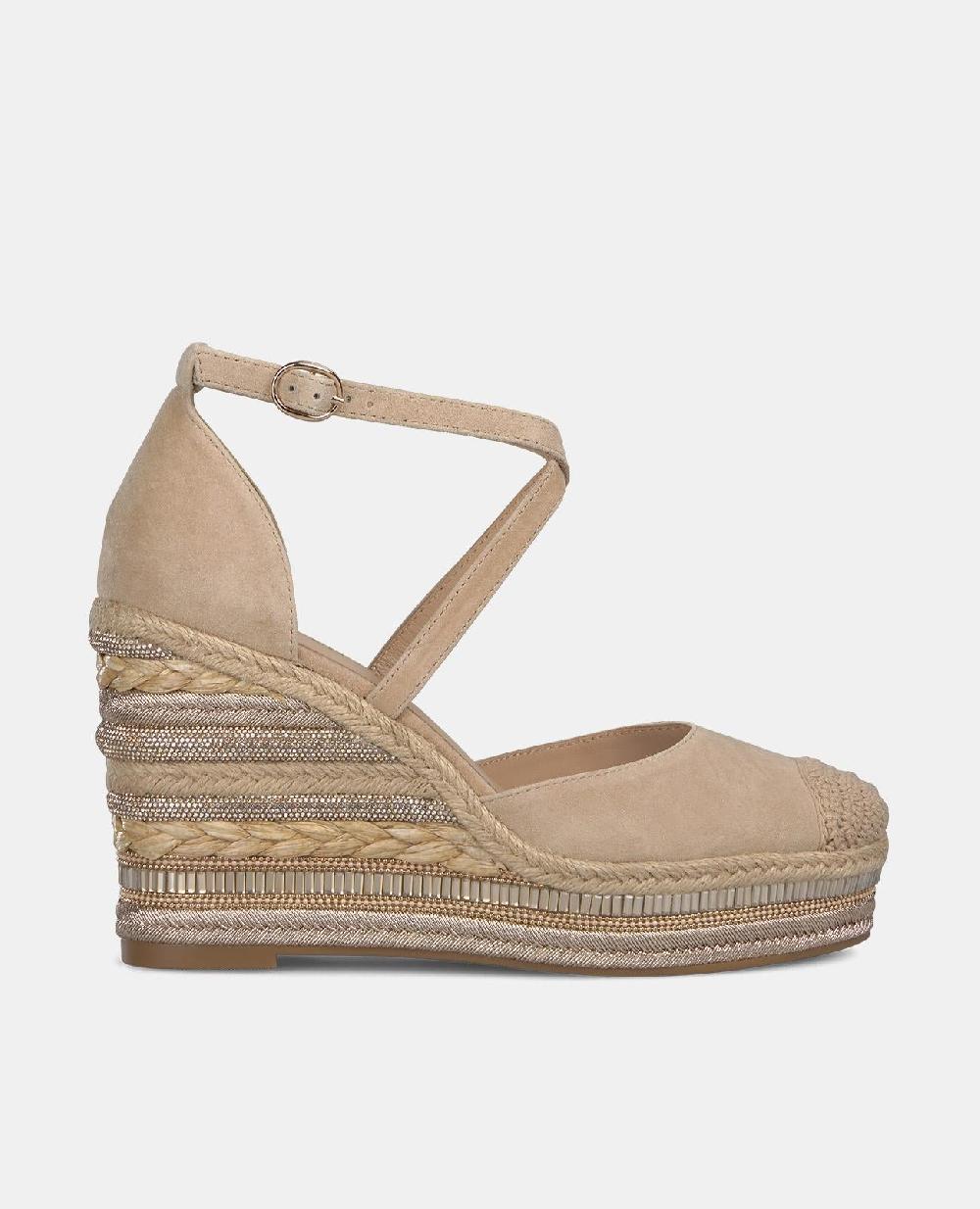 Alma en pena CUÑA CON TIRAS CRUZADAS