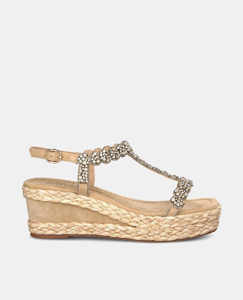 Alma en pena CUÑA MEDIA SUELA TRENZADA