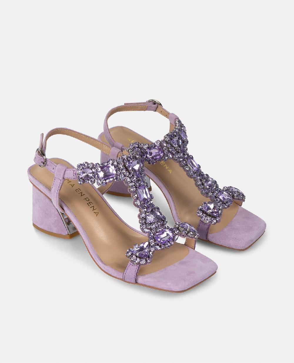 Alma En Pena SANDALIA BAJA PEDRERÍA EMPEINE