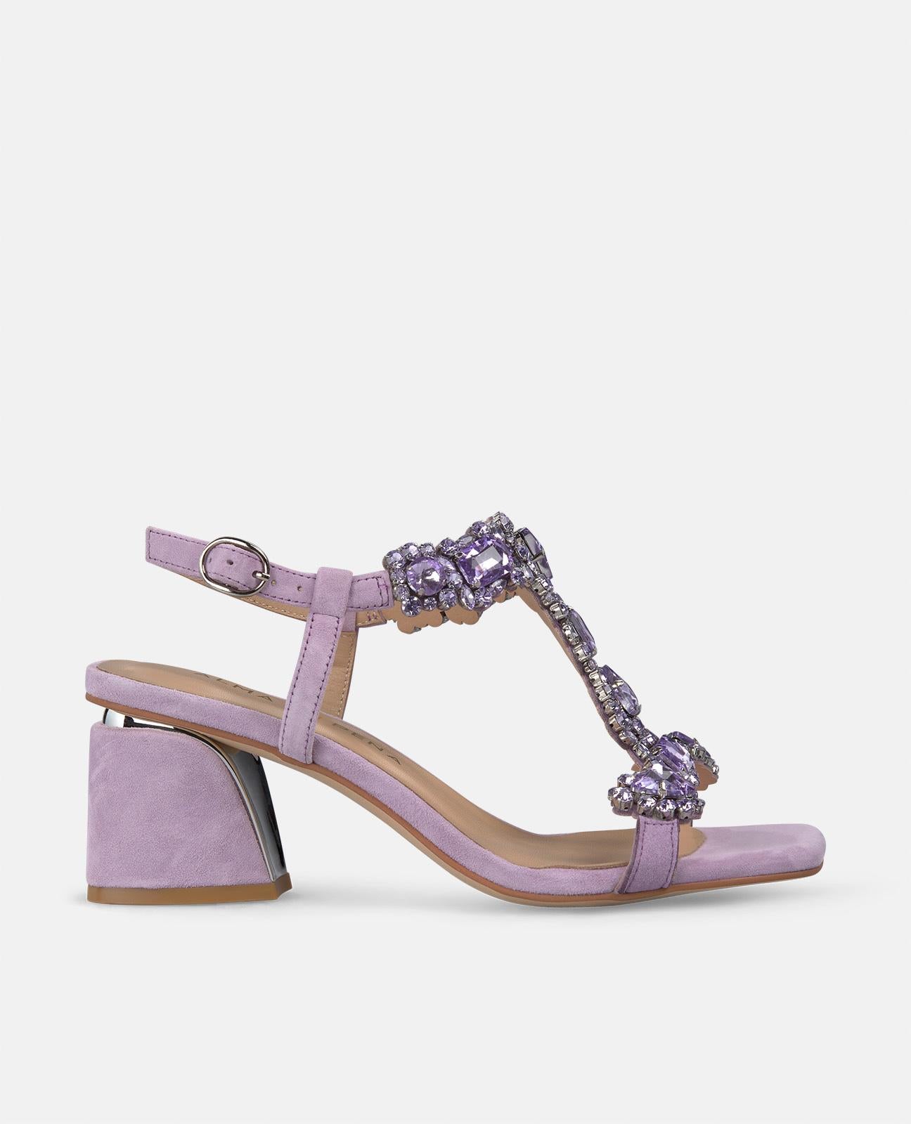 Alma en pena SANDALIA BAJA PEDRERÍA EMPEINE