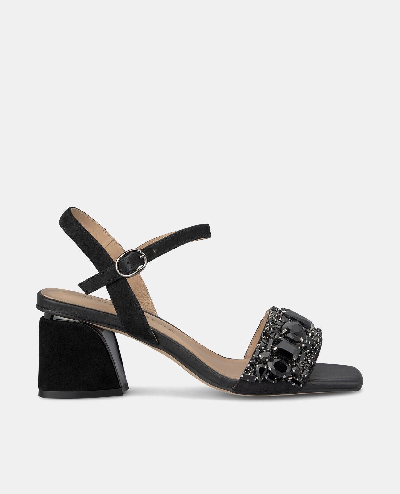 Alma en pena SANDALIA BANDA CON PEDRERÍA