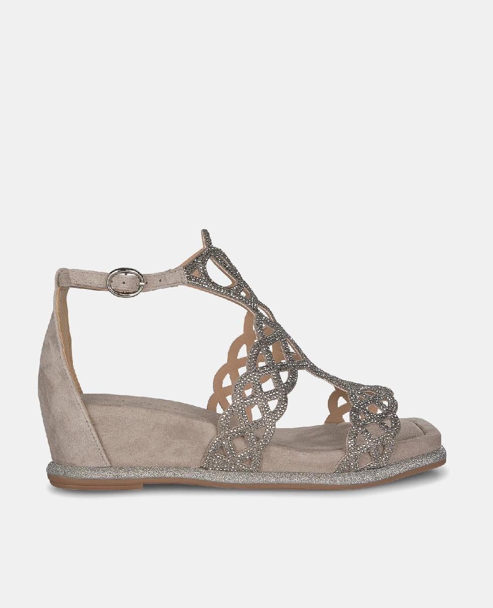 Alma en pena SANDALIA CON DETALLES PEDRERÍA