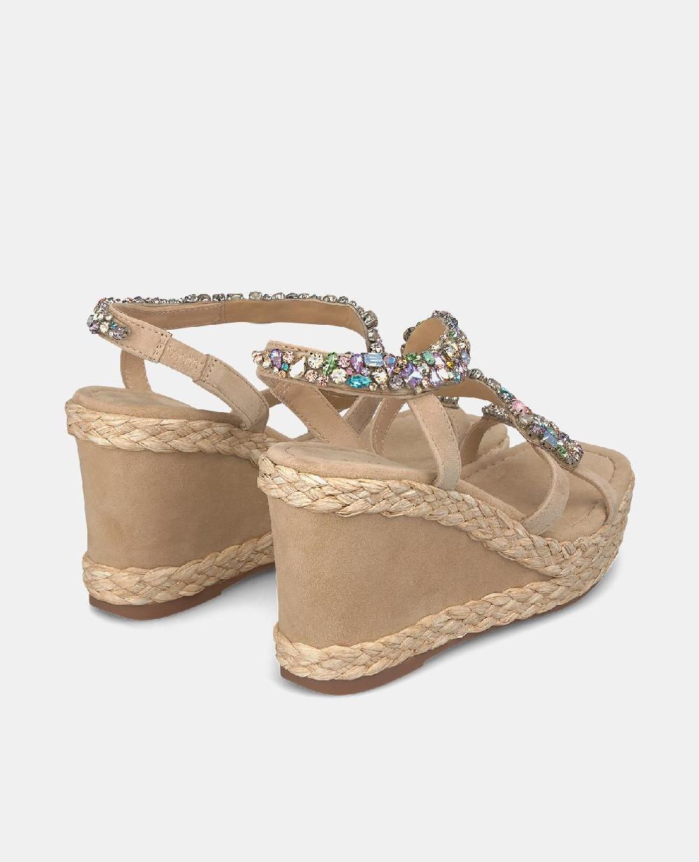 Alma En Pena SANDALIA CON TACÓN CUÑA