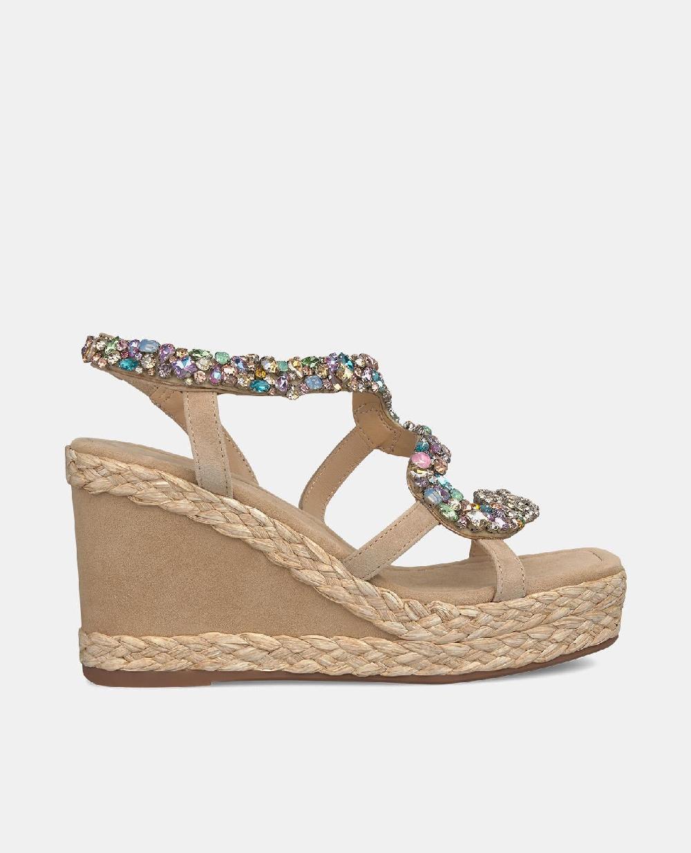 Alma en pena SANDALIA CON TACÓN CUÑA