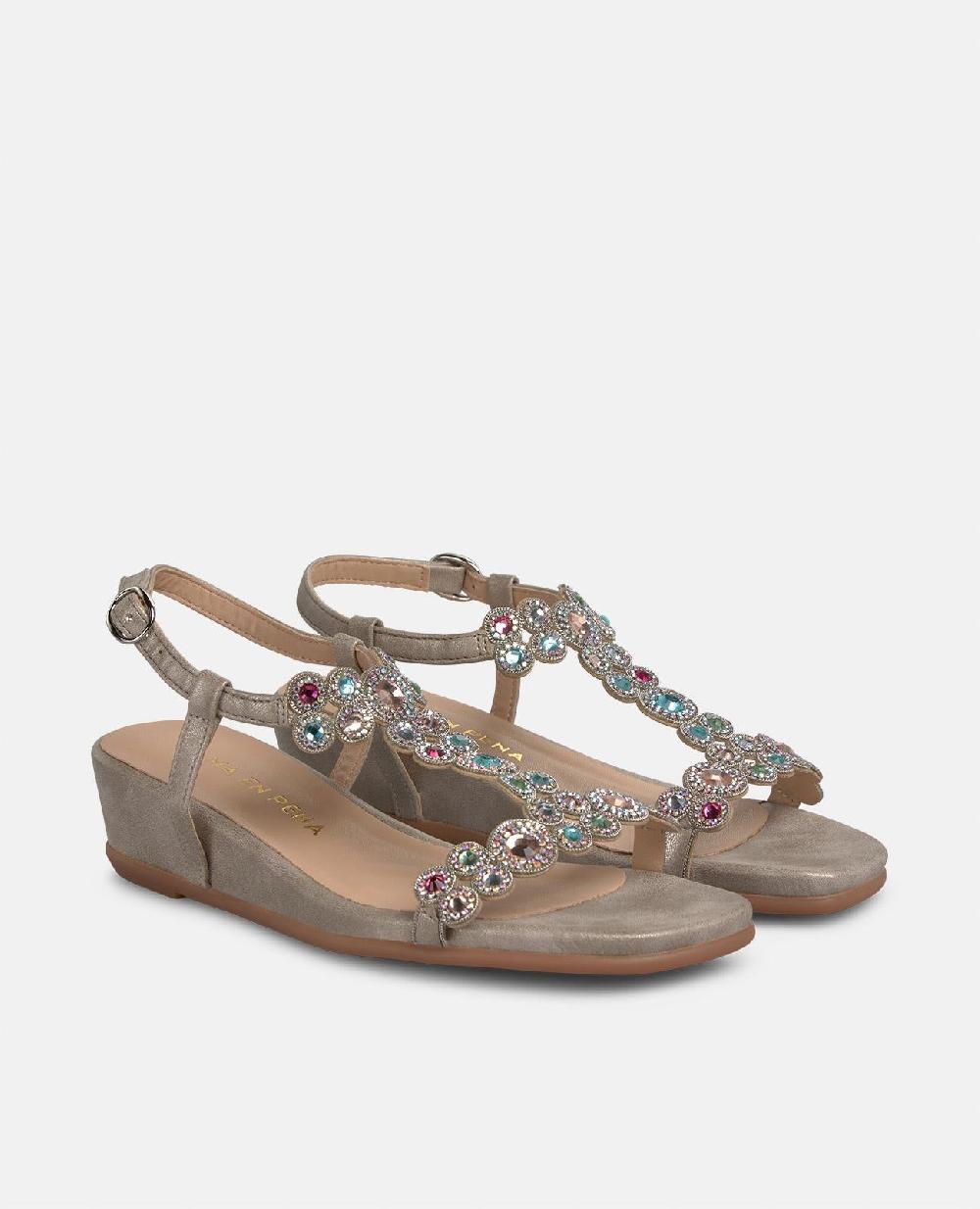 Alma En Pena SANDALIA CON TACÓN DETALLES