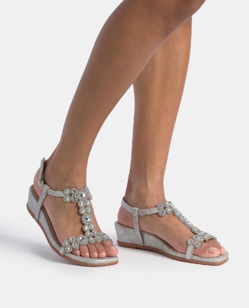 Alma En Pena SANDALIA CON TACÓN DETALLES