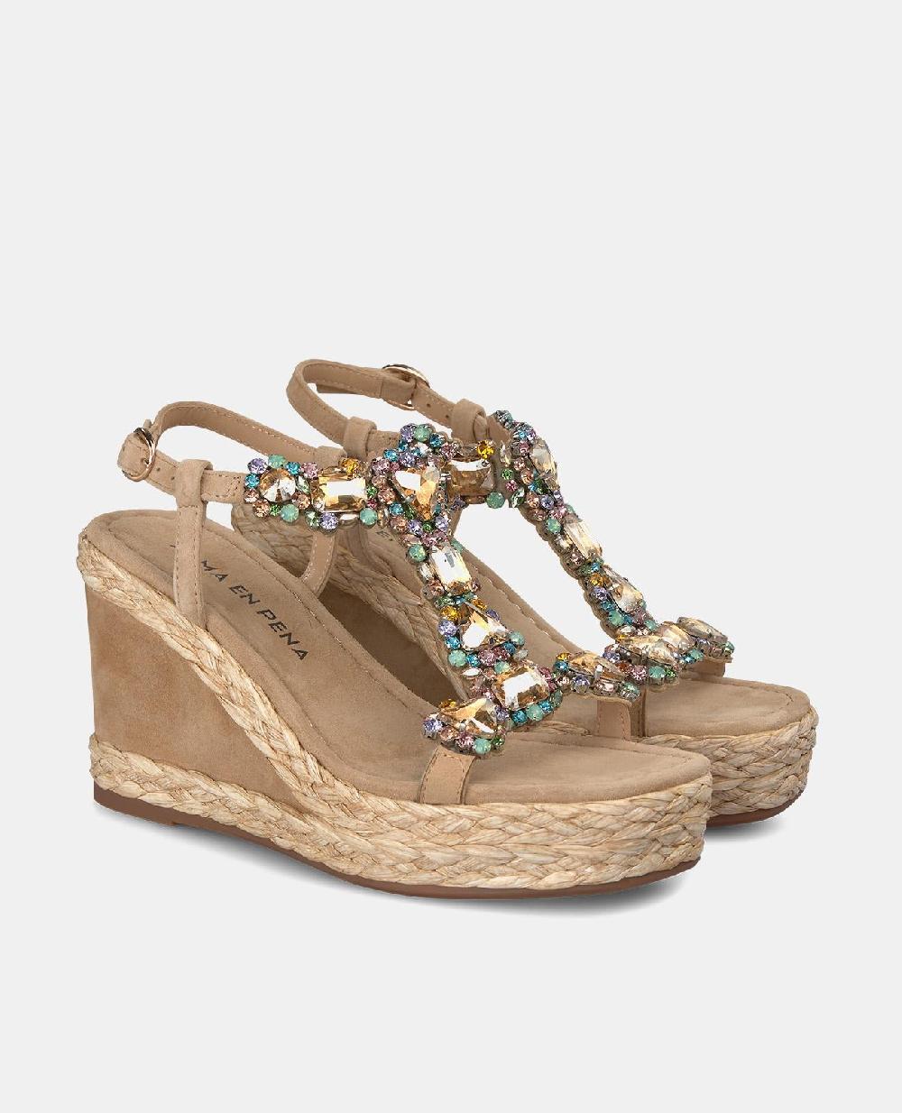 Alma En Pena SANDALIA CUÑA ALTA