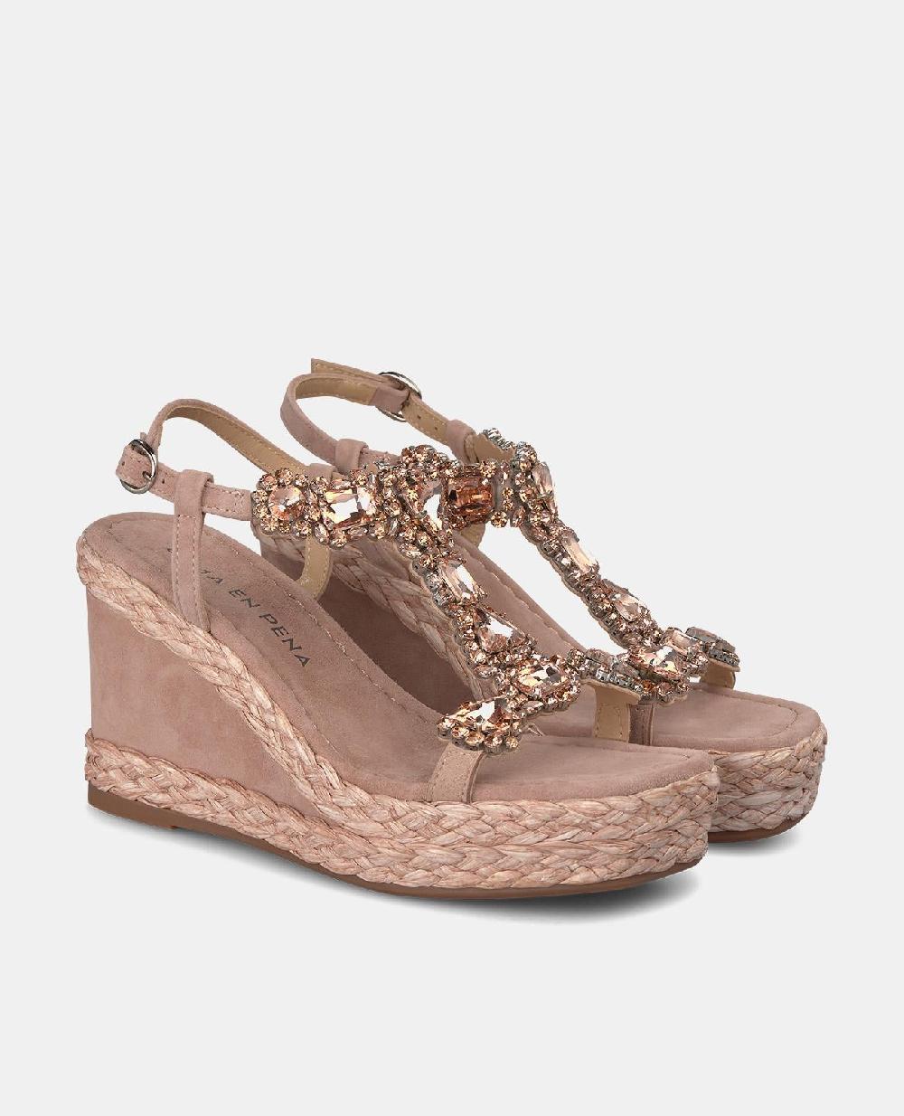 Alma En Pena SANDALIA CUÑA ALTA