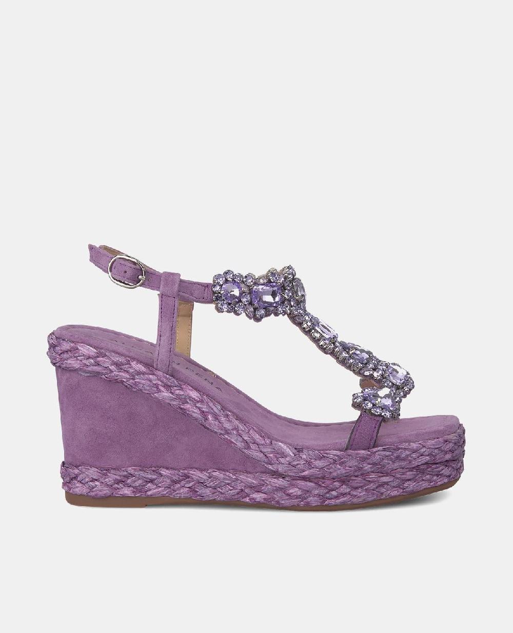 Alma en pena SANDALIA CUÑA ALTA