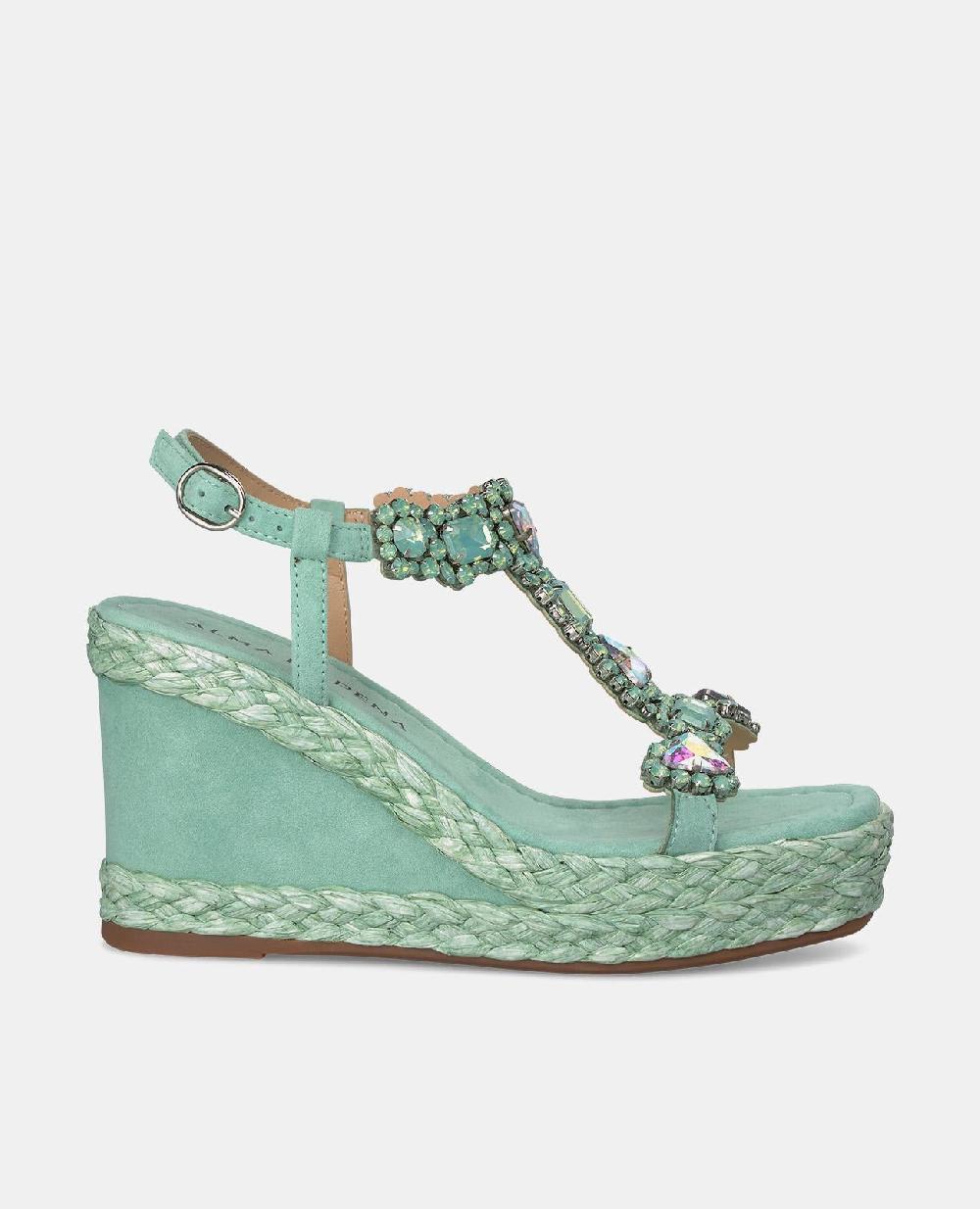 Alma en pena SANDALIA CUÑA ALTA