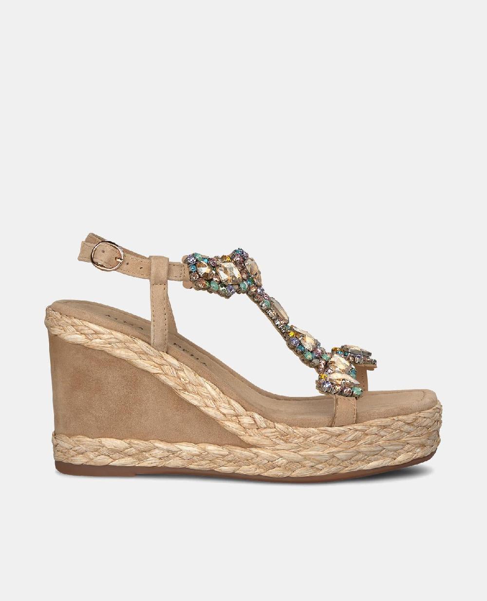 Alma en pena SANDALIA CUÑA ALTA