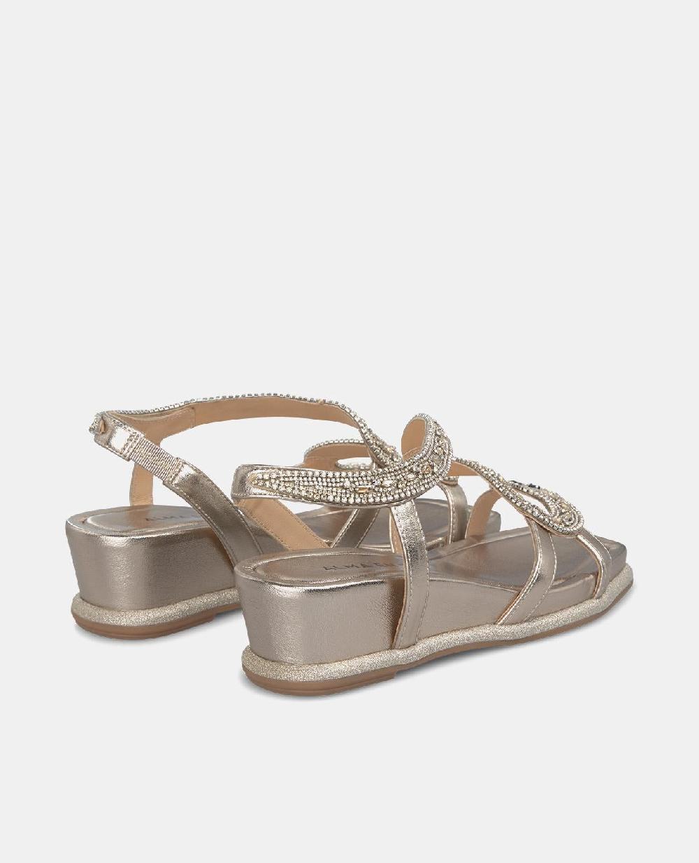 Alma En Pena SANDALIA CUÑA SERPIENTE