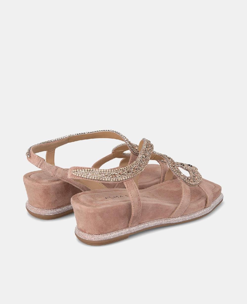 Alma En Pena SANDALIA CUÑA SERPIENTE