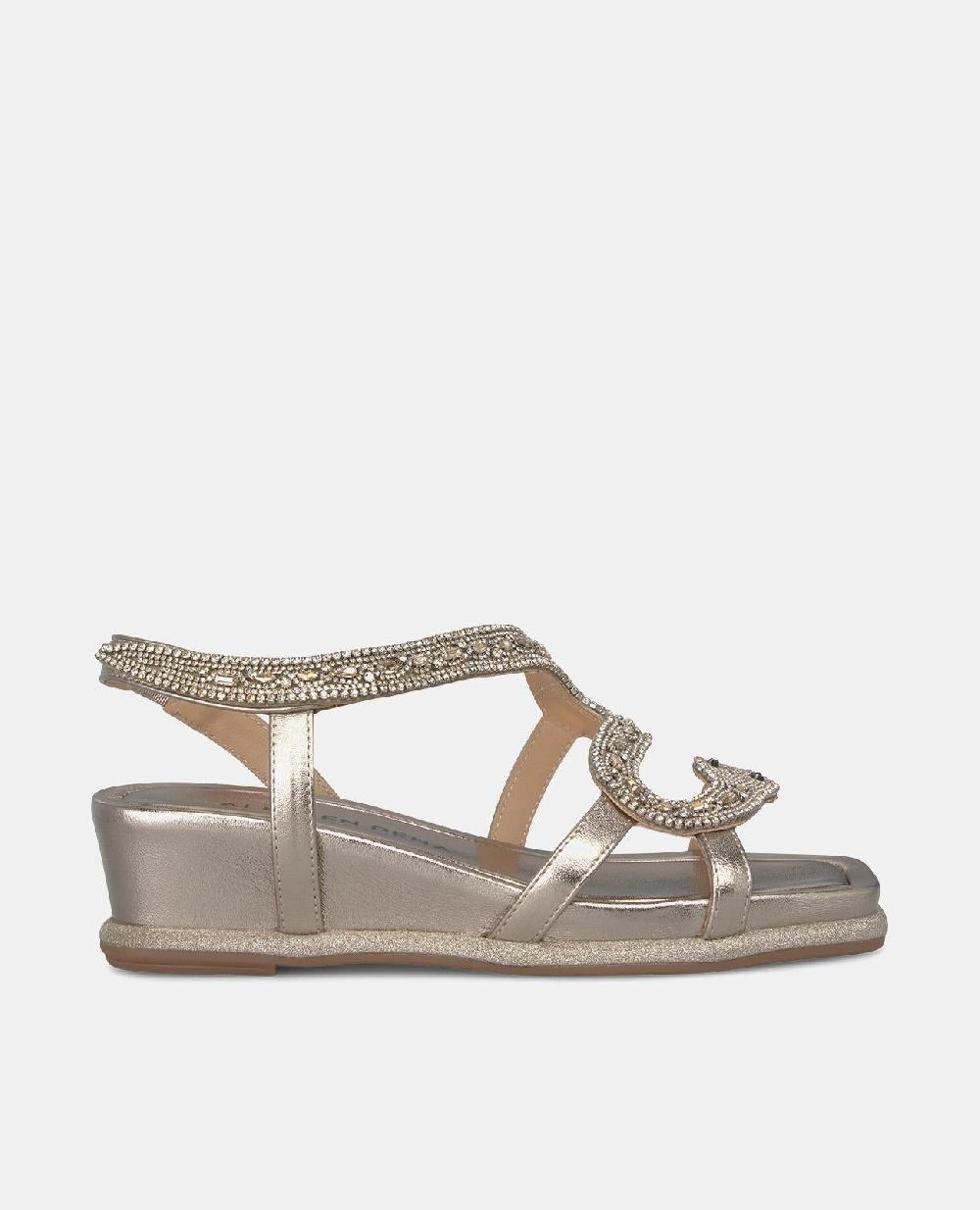 Alma en pena SANDALIA CUÑA SERPIENTE