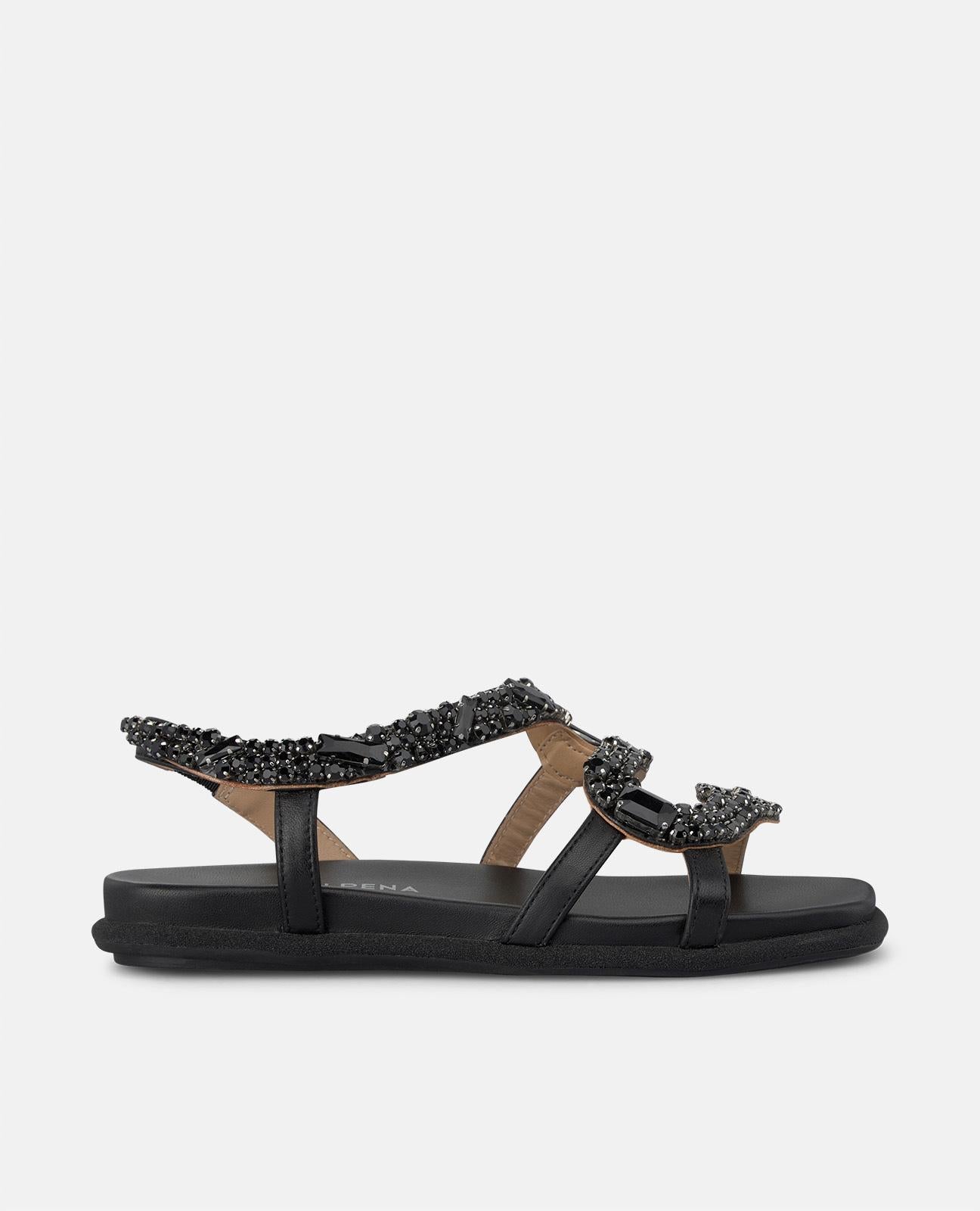 Alma en pena SANDALIA DE SERPIENTE PLANA