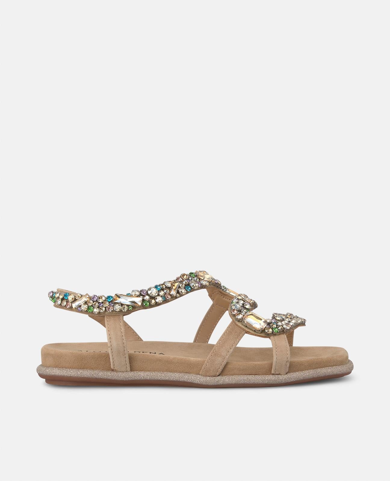 Alma en pena SANDALIA DE SERPIENTE PLANA