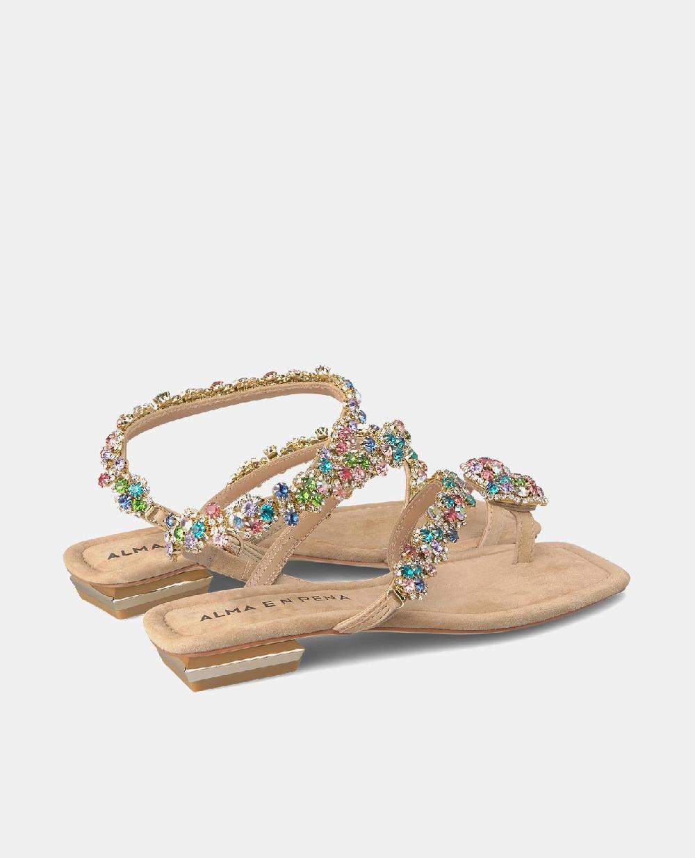 Alma En Pena SANDALIA PEDRERÍA DE DEDO