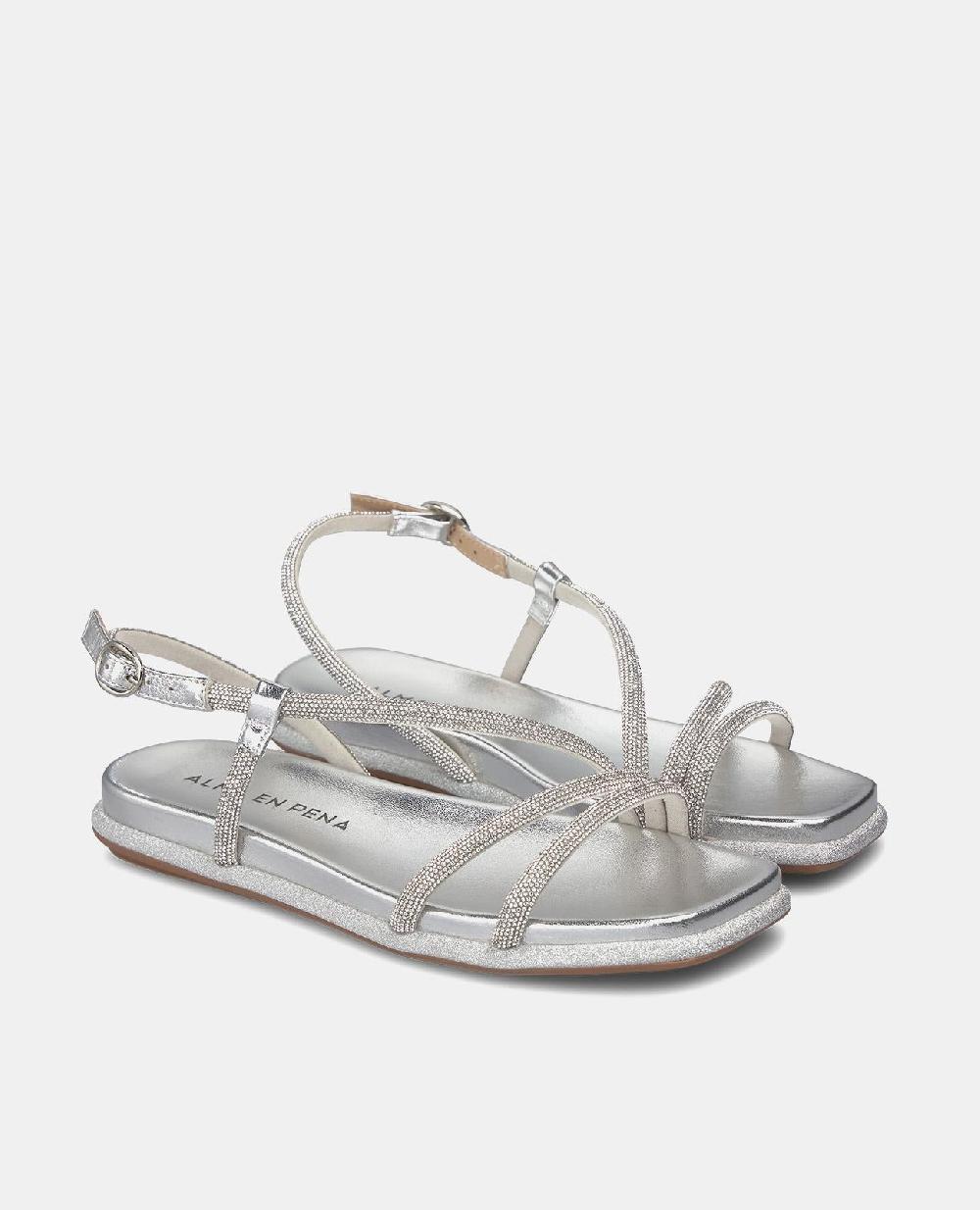 Alma En Pena SANDALIA PLANA BRILLOS
