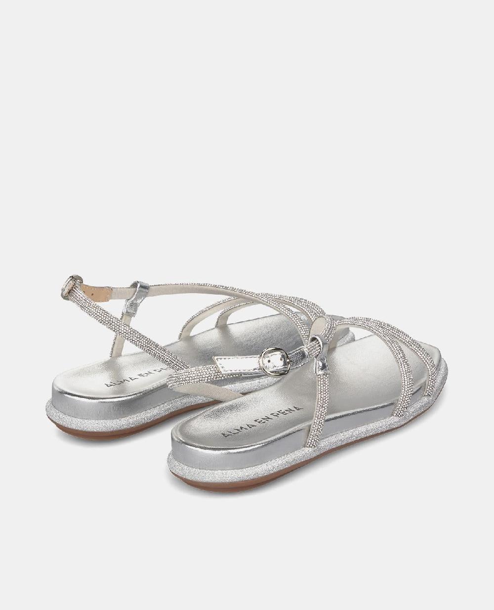 Alma En Pena SANDALIA PLANA BRILLOS