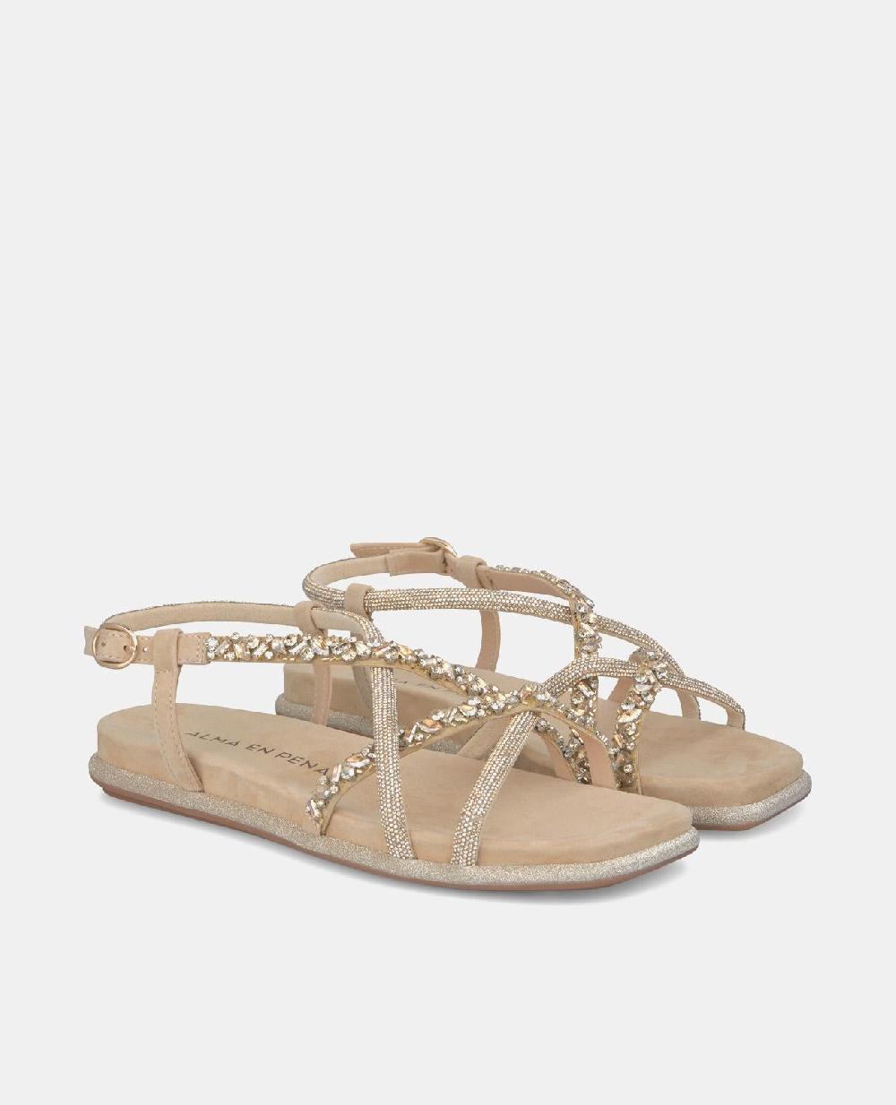 Alma En Pena SANDALIA PLANA CRUZADA