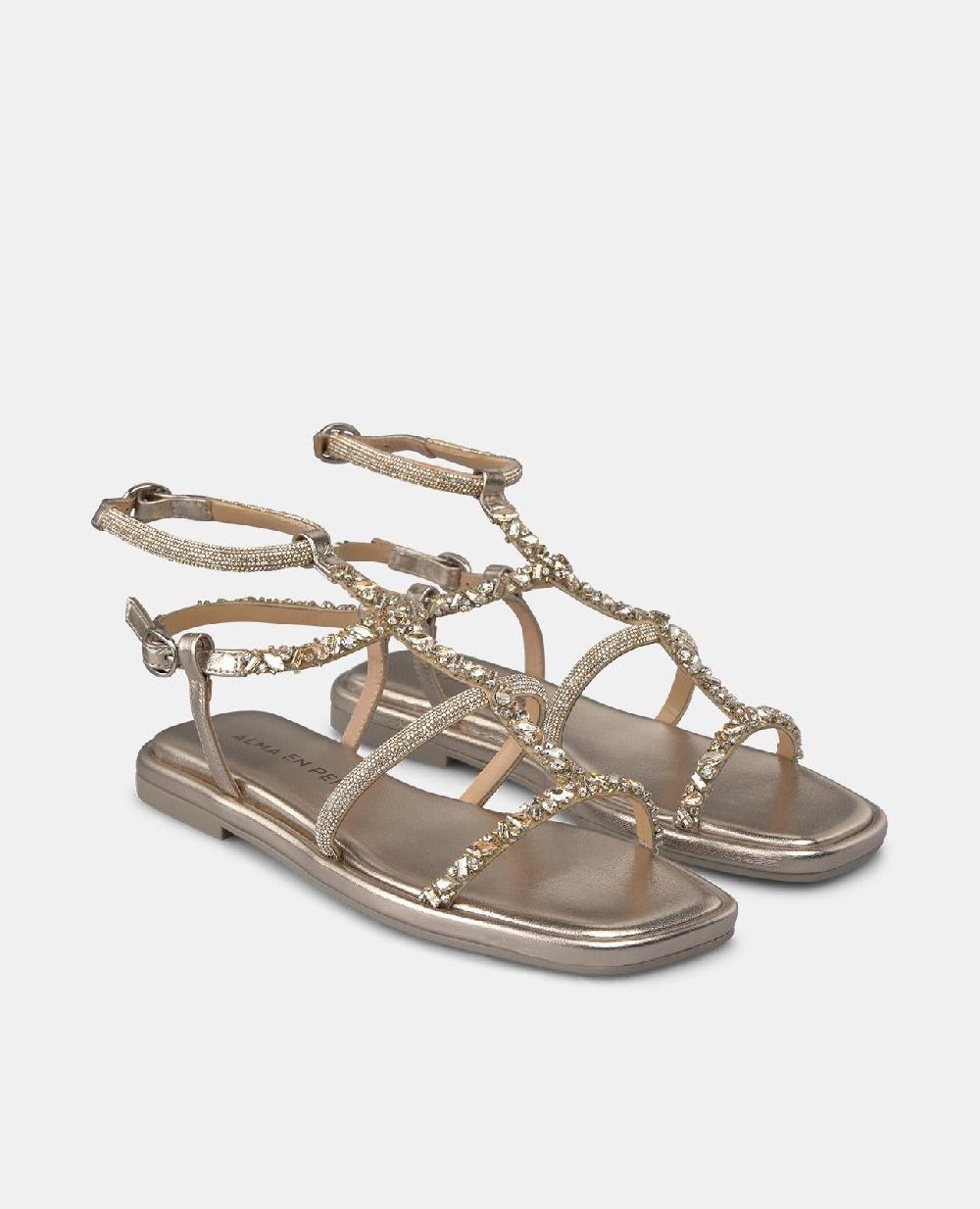 Alma En Pena SANDALIA PLANA DOBLE TIRA