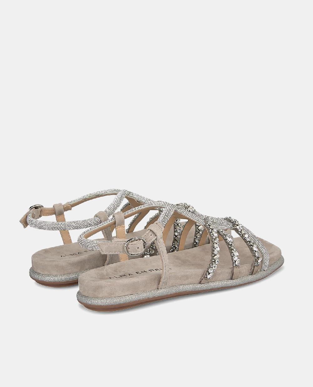 Alma En Pena SANDALIA PLANA ENTRELAZADA HEBILLA