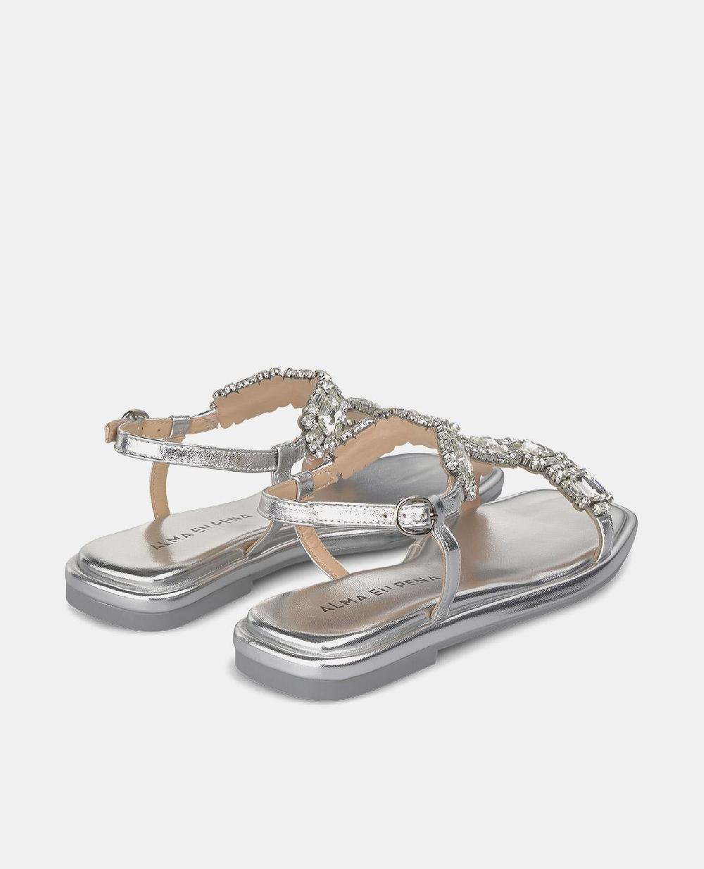 Alma En Pena SANDALIA PLANA PEDRERÍA