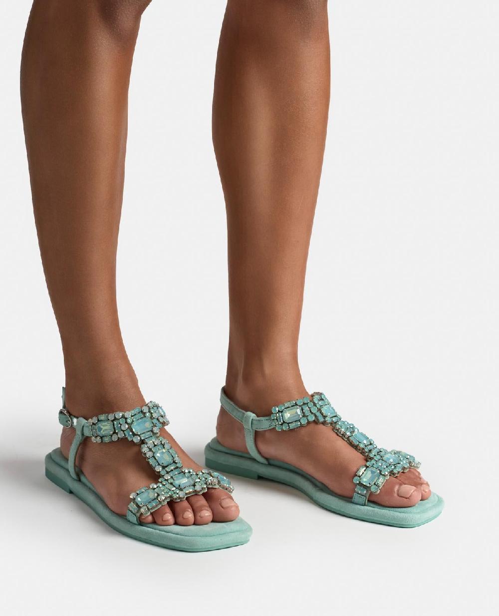 Alma En Pena SANDALIA PLANA PEDRERÍA