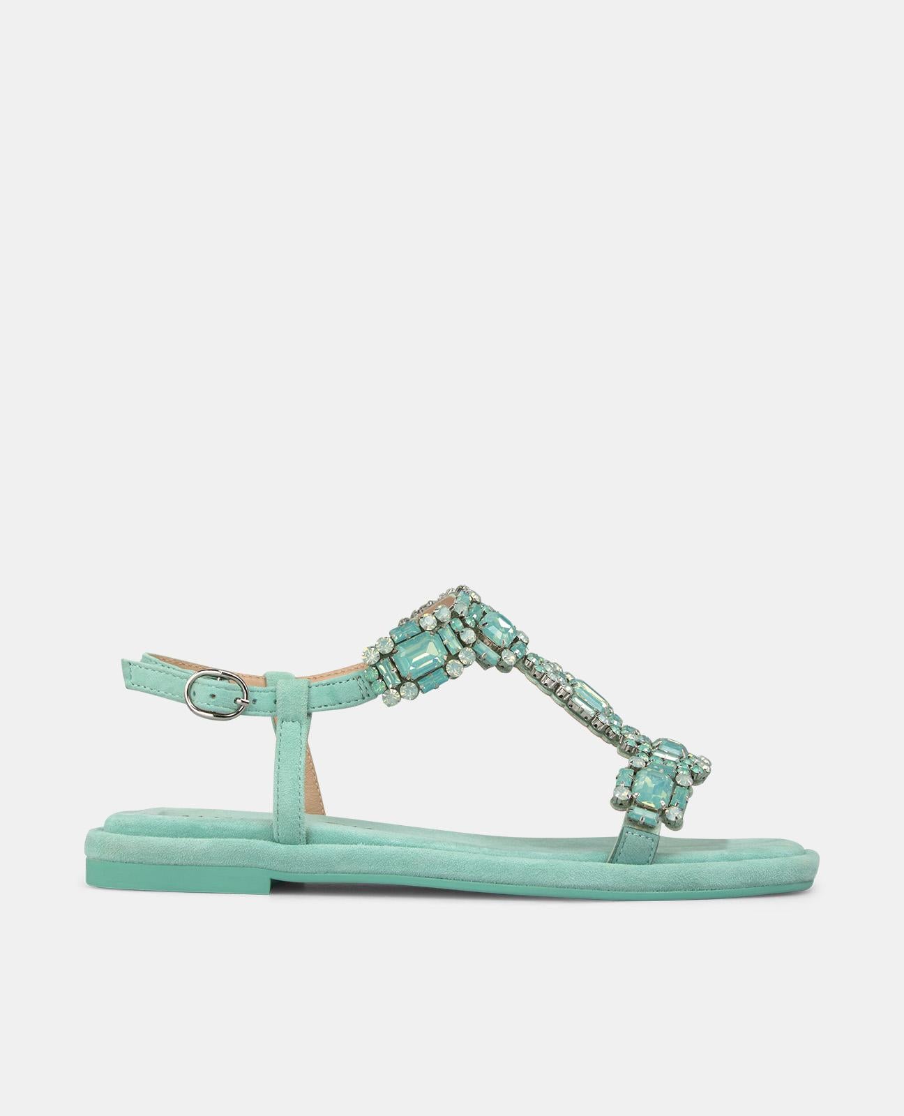 Alma en pena SANDALIA PLANA PEDRERÍA