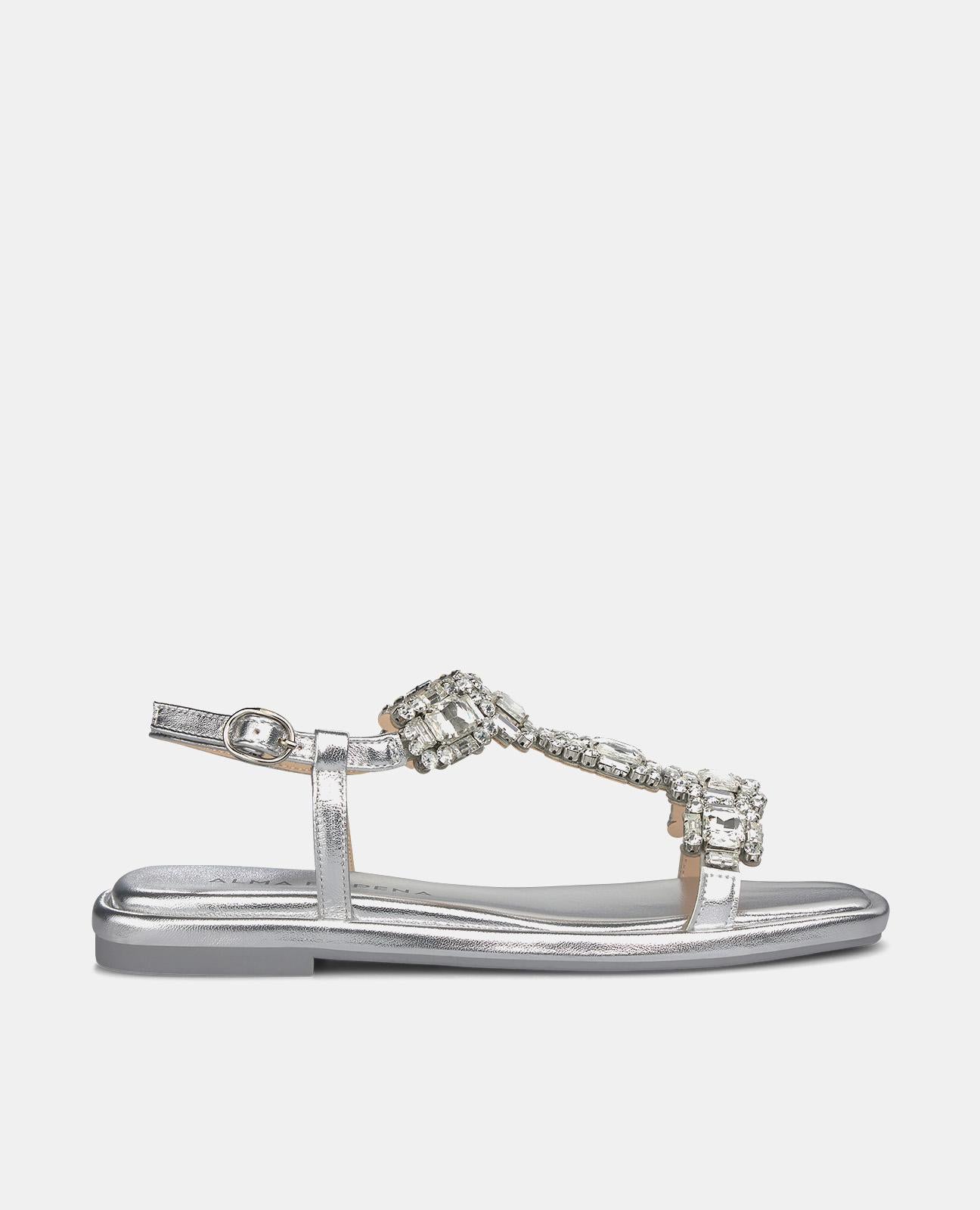 Alma en pena SANDALIA PLANA PEDRERÍA